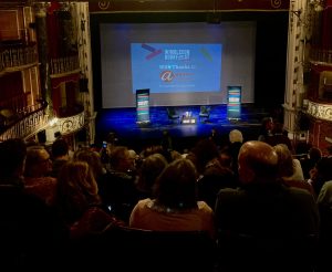 Clive Myrie in Wimbledon